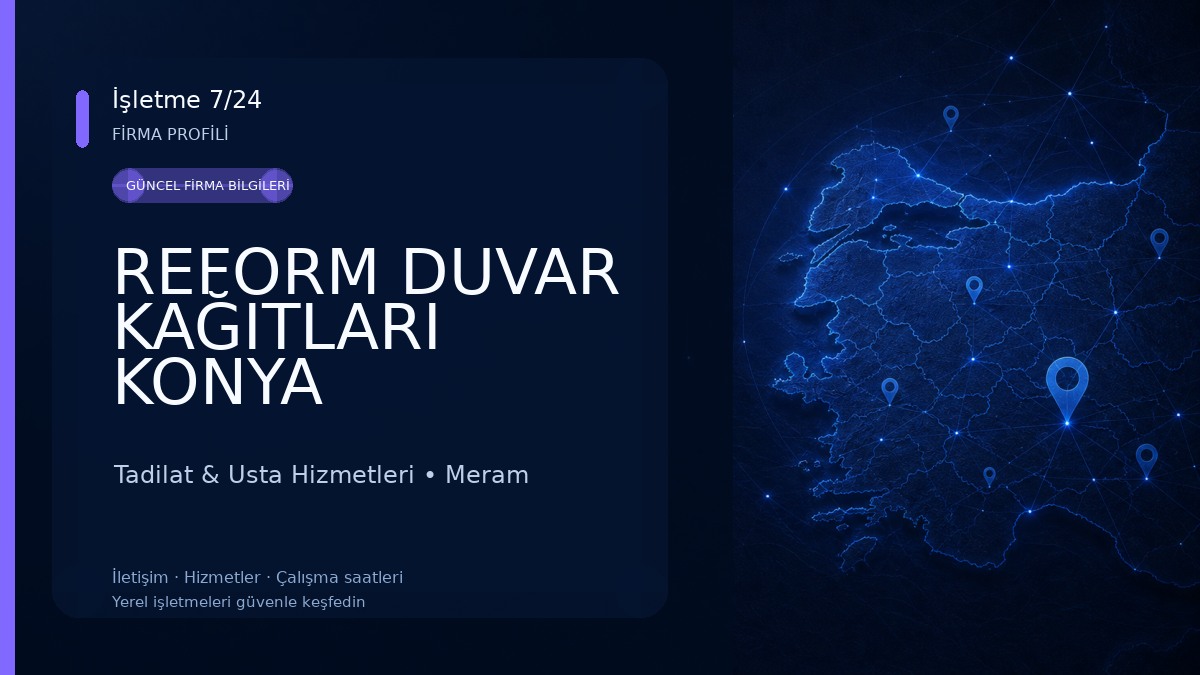 REFORM DUVAR KAĞITLARI KONYA