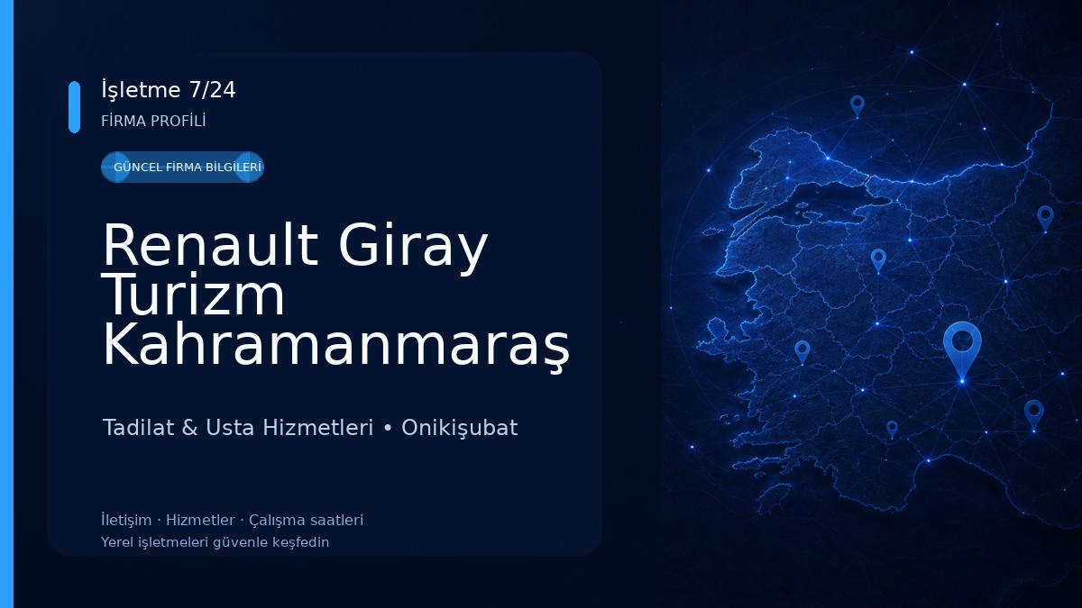Renault Giray Turizm Kahramanmaraş