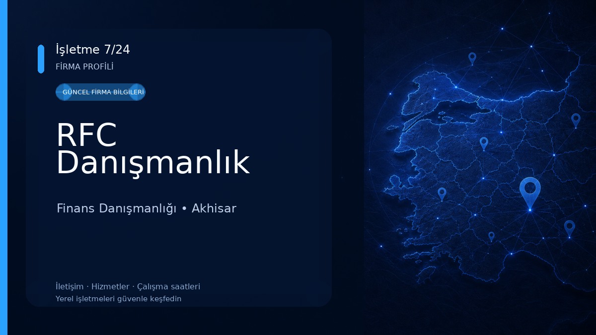 RFC Danışmanlık Finans Danışmanlığı