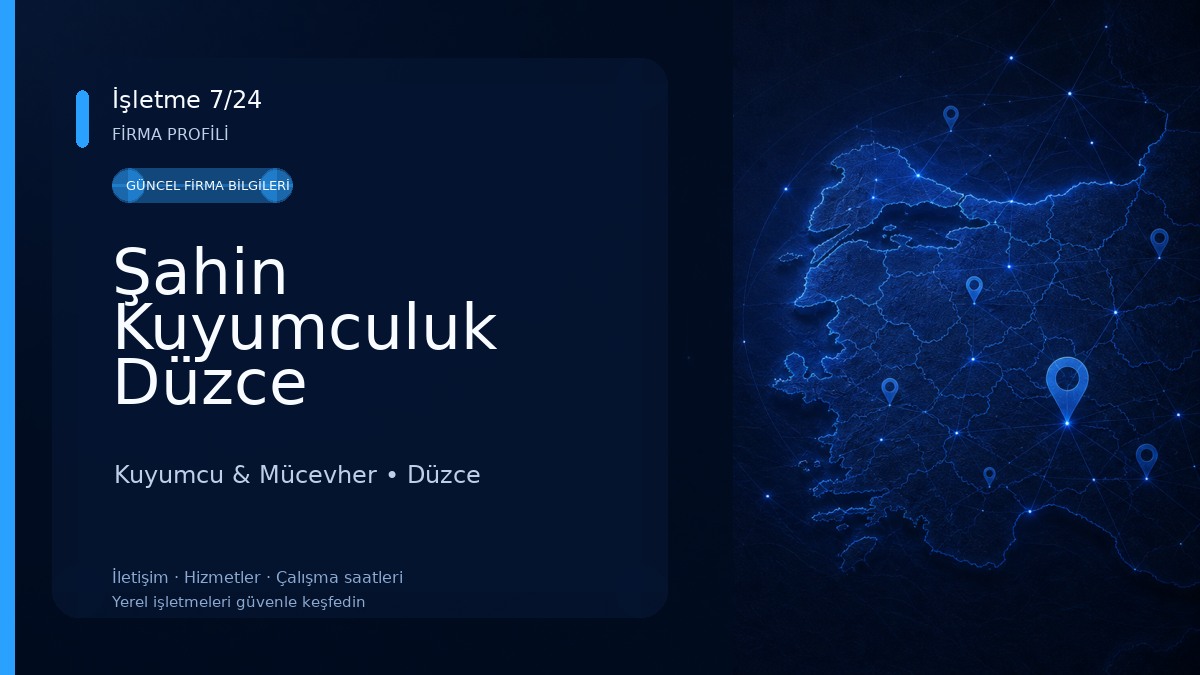 Şahin Kuyumculuk Düzce