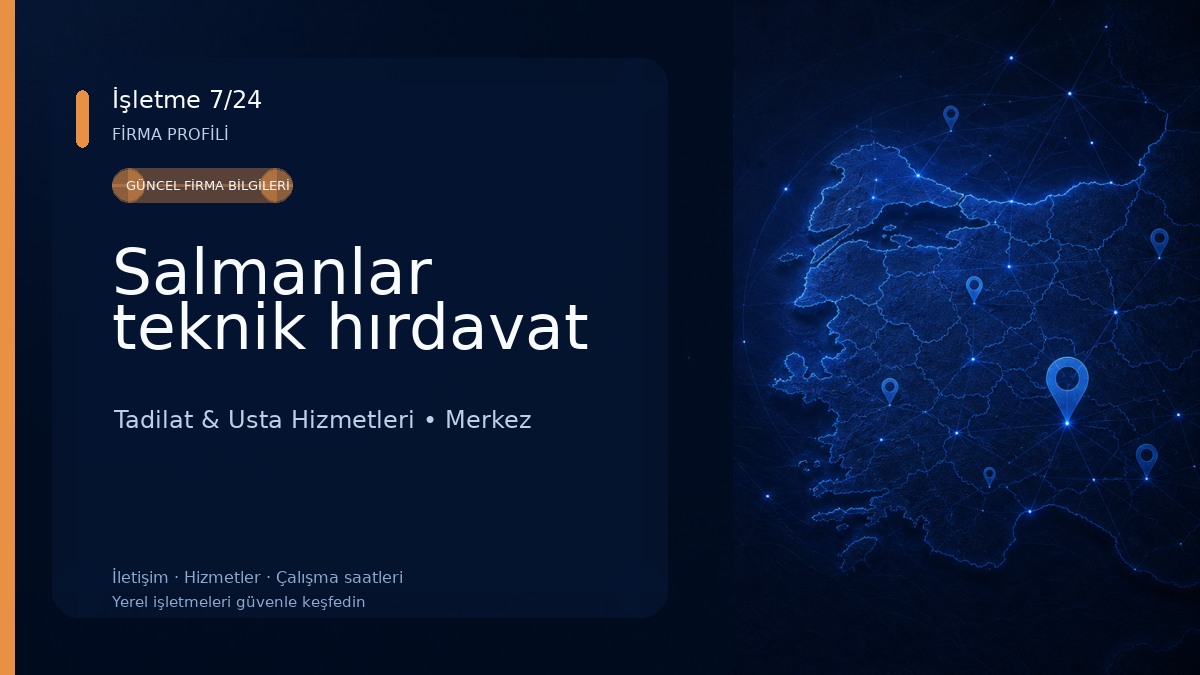 Salmanlar teknik hırdavat 