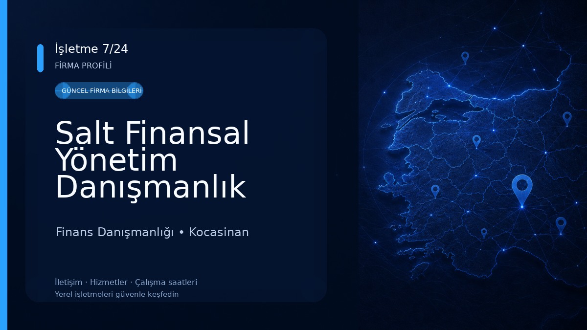 Salt Finansal Yönetim Danışmanlık Finans Danışmanlığı