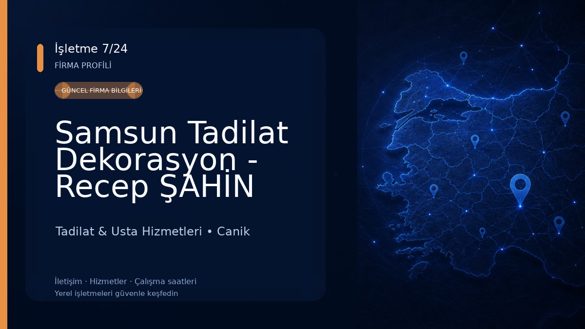 Samsun Tadilat Dekorasyon - Recep ŞAHİN Tadilat & Usta Hizmetleri