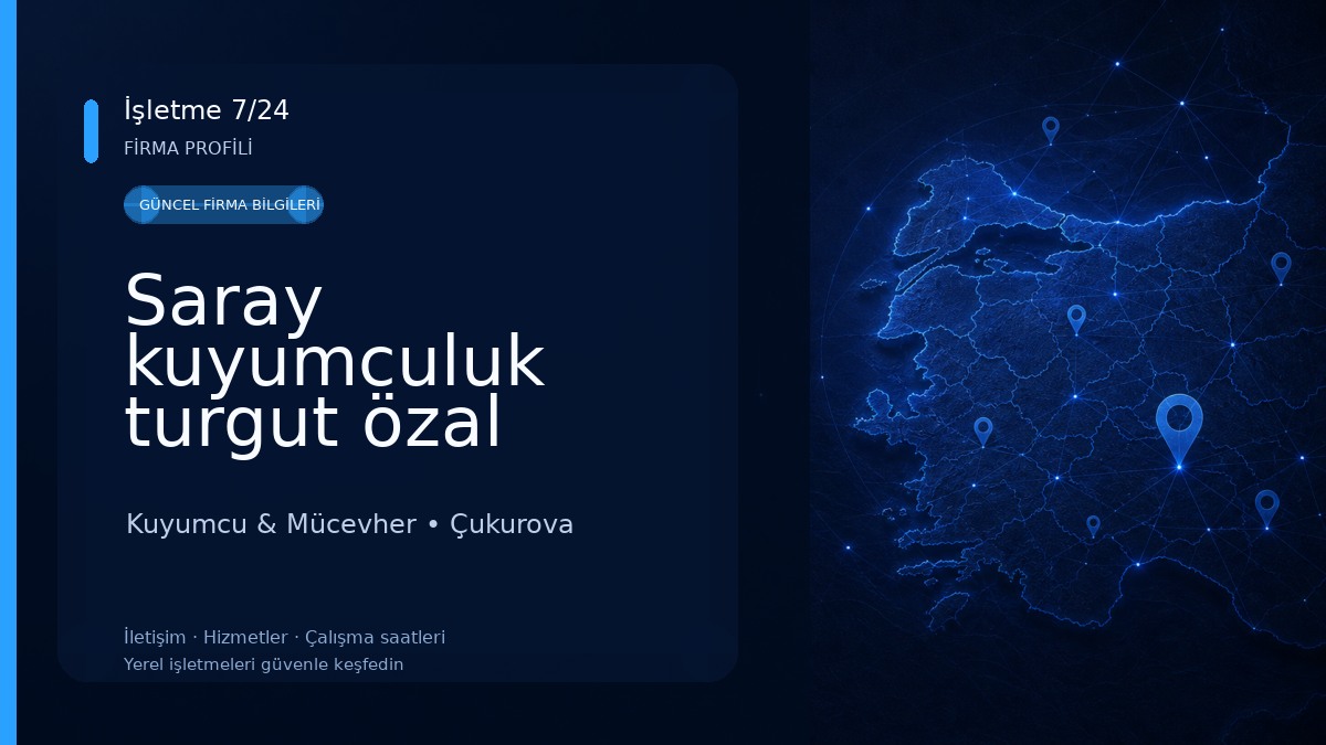 Saray kuyumculuk turgut özal şubesi Kuyumcu & Mücevher