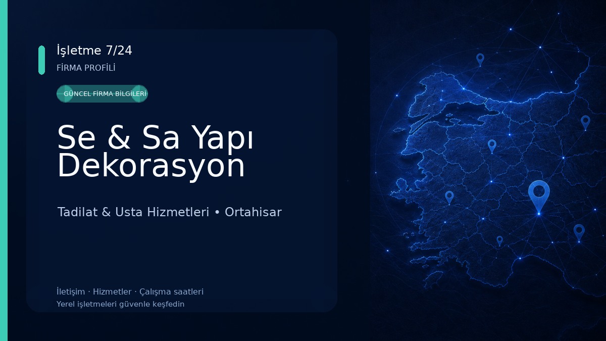 Se & Sa Yapı Dekorasyon