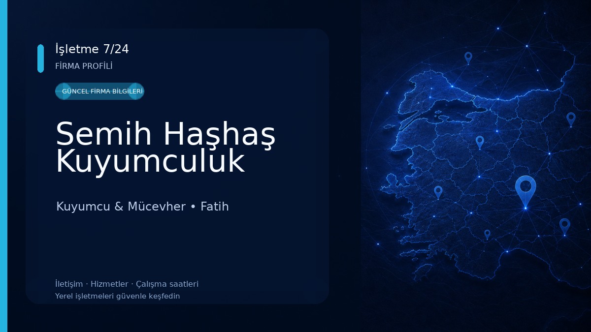 Semih Haşhaş Kuyumculuk Kuyumcu & Mücevher