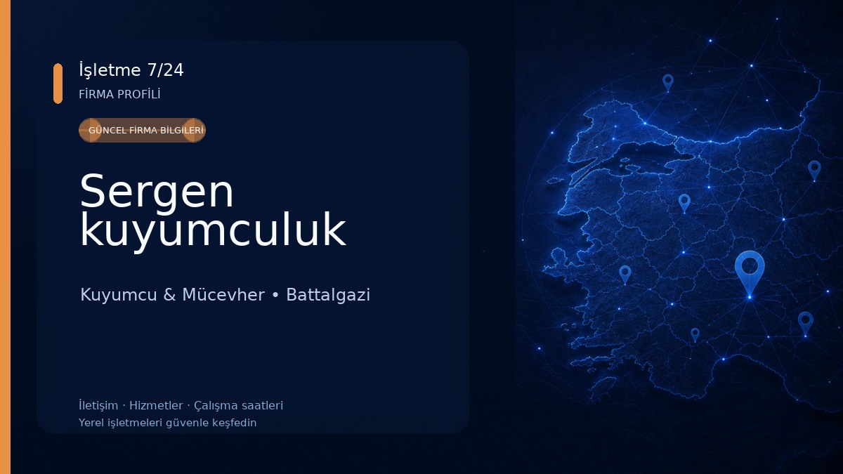 Sergen kuyumculuk Kuyumcu & Mücevher