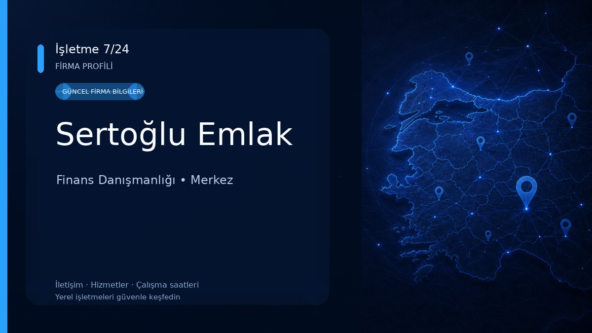 Sertoğlu Emlak Finans Danışmanlığı