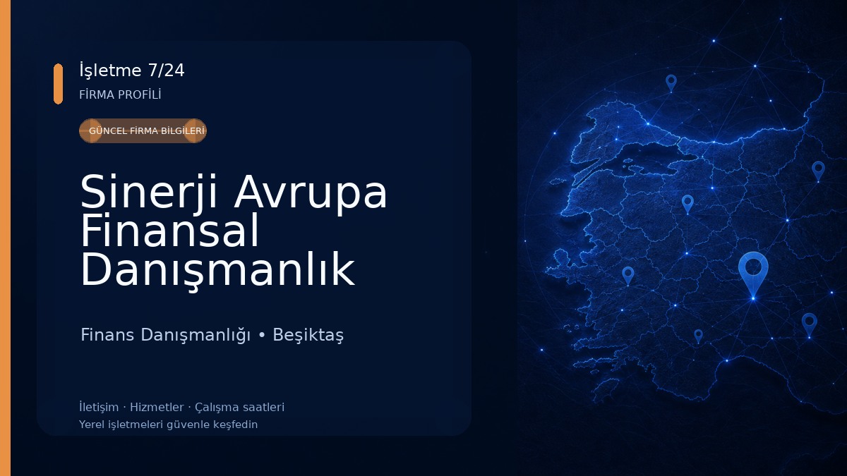 Sinerji Avrupa Finansal Danışmanlık Finans Danışmanlığı