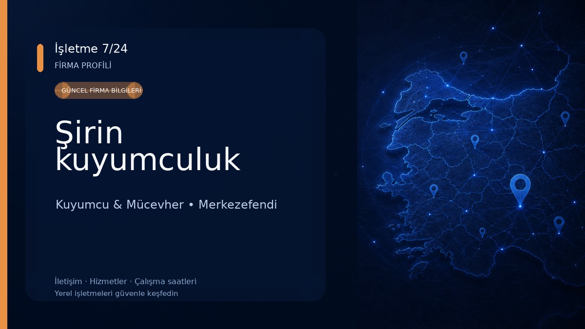 Şirin kuyumculuk