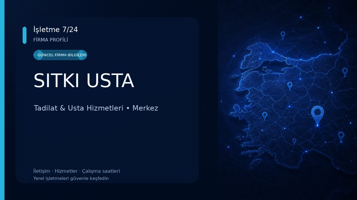 SITKI USTA Tadilat & Usta Hizmetleri