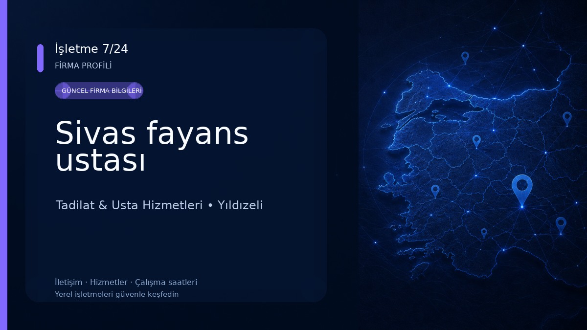Sivas fayans ustası Tadilat & Usta Hizmetleri