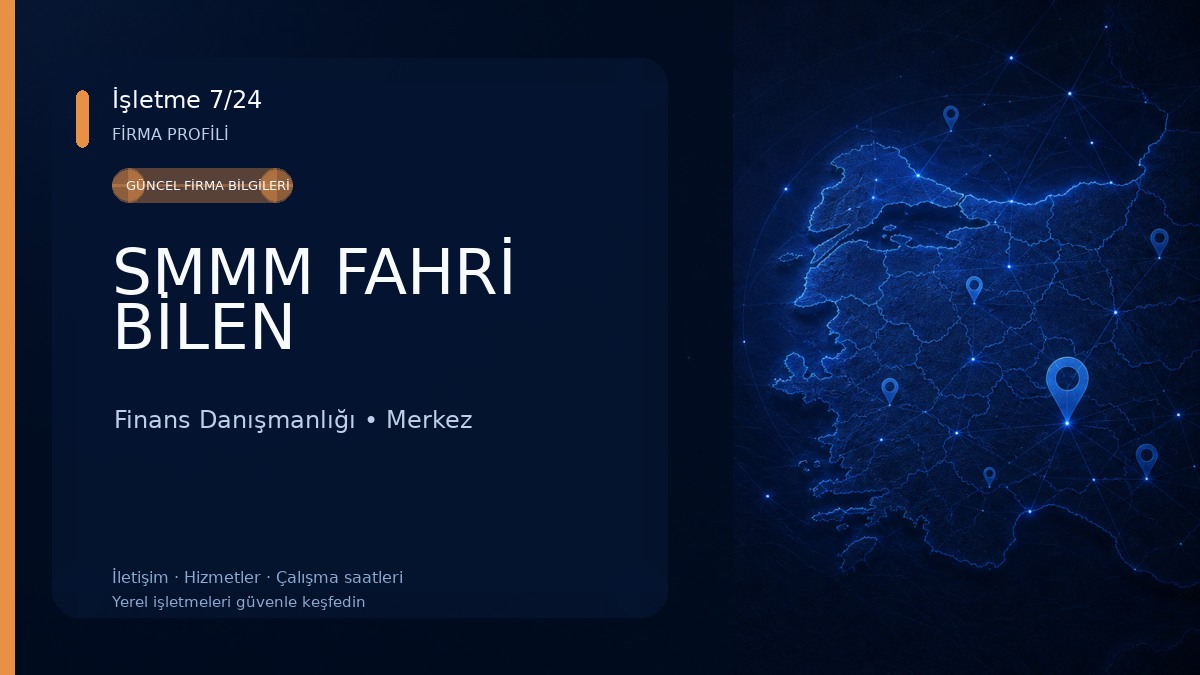 SMMM FAHRİ BİLEN