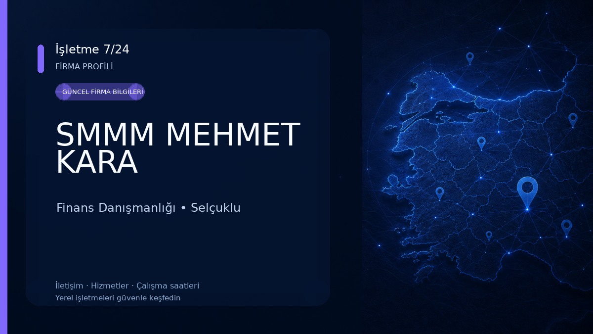 SMMM MEHMET KARA 
