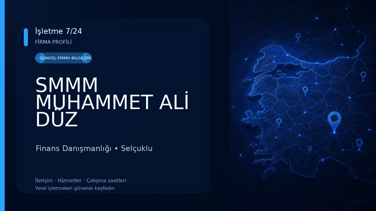 SMMM MUHAMMET ALİ DÜZ 