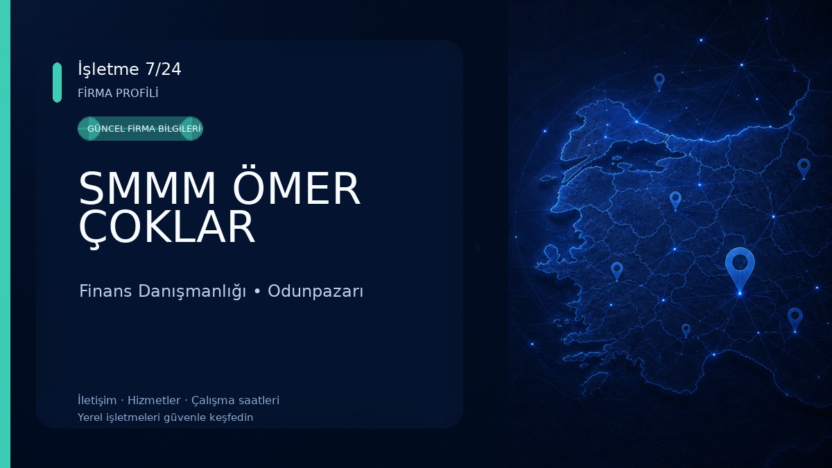 SMMM ÖMER ÇOKLAR Finans Danışmanlığı