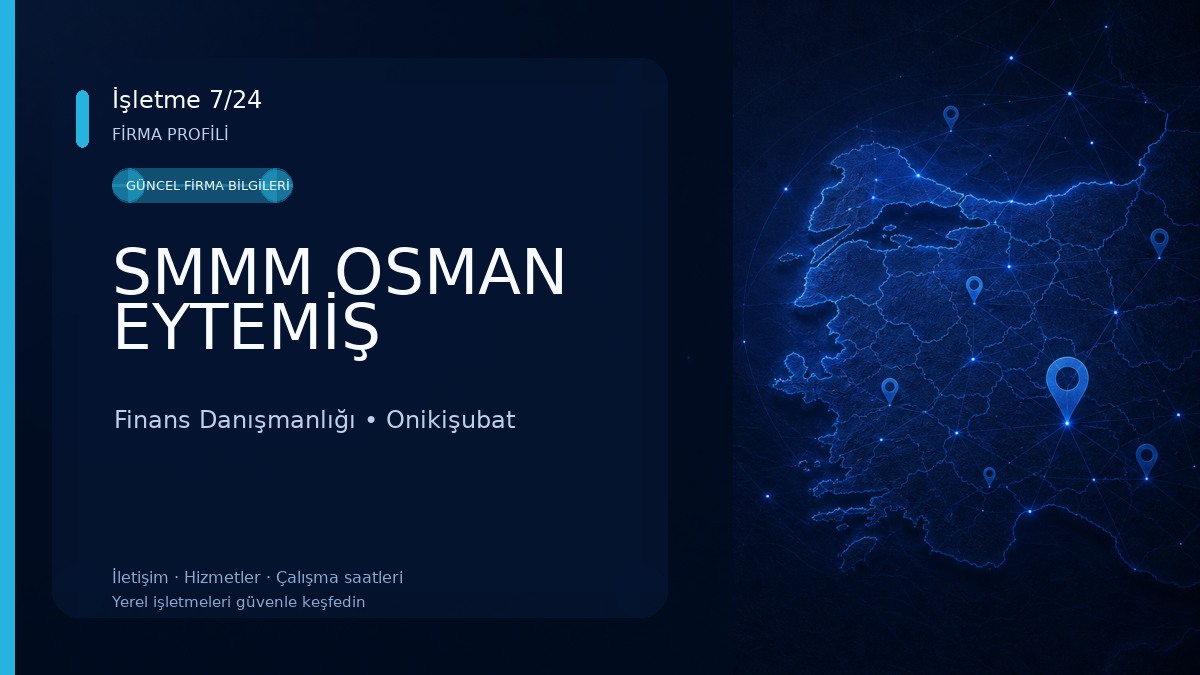 SMMM OSMAN EYTEMİŞ Finans Danışmanlığı