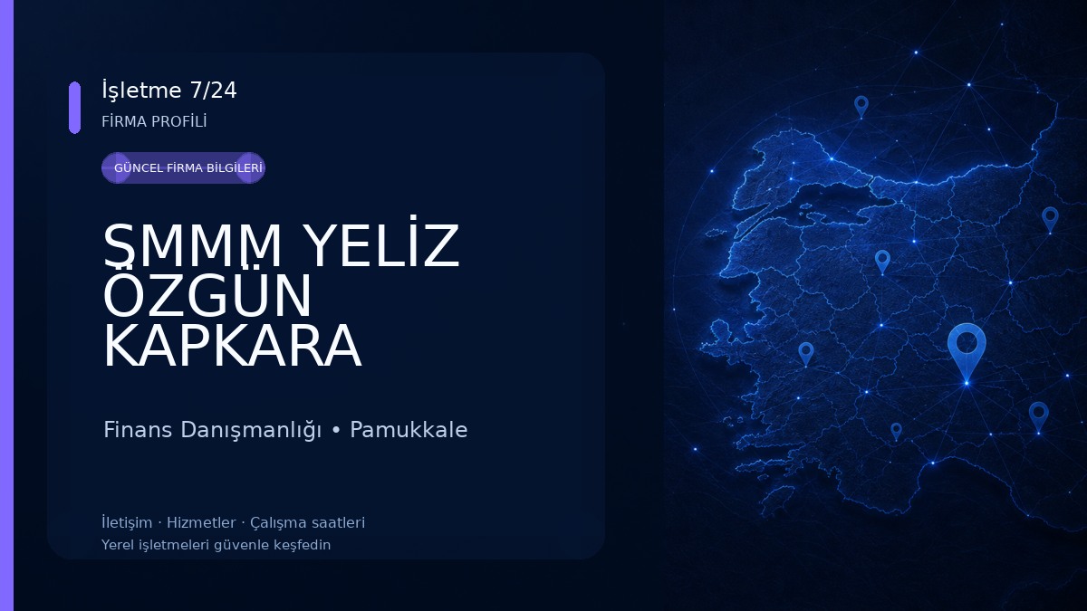 SMMM YELİZ ÖZGÜN KAPKARA