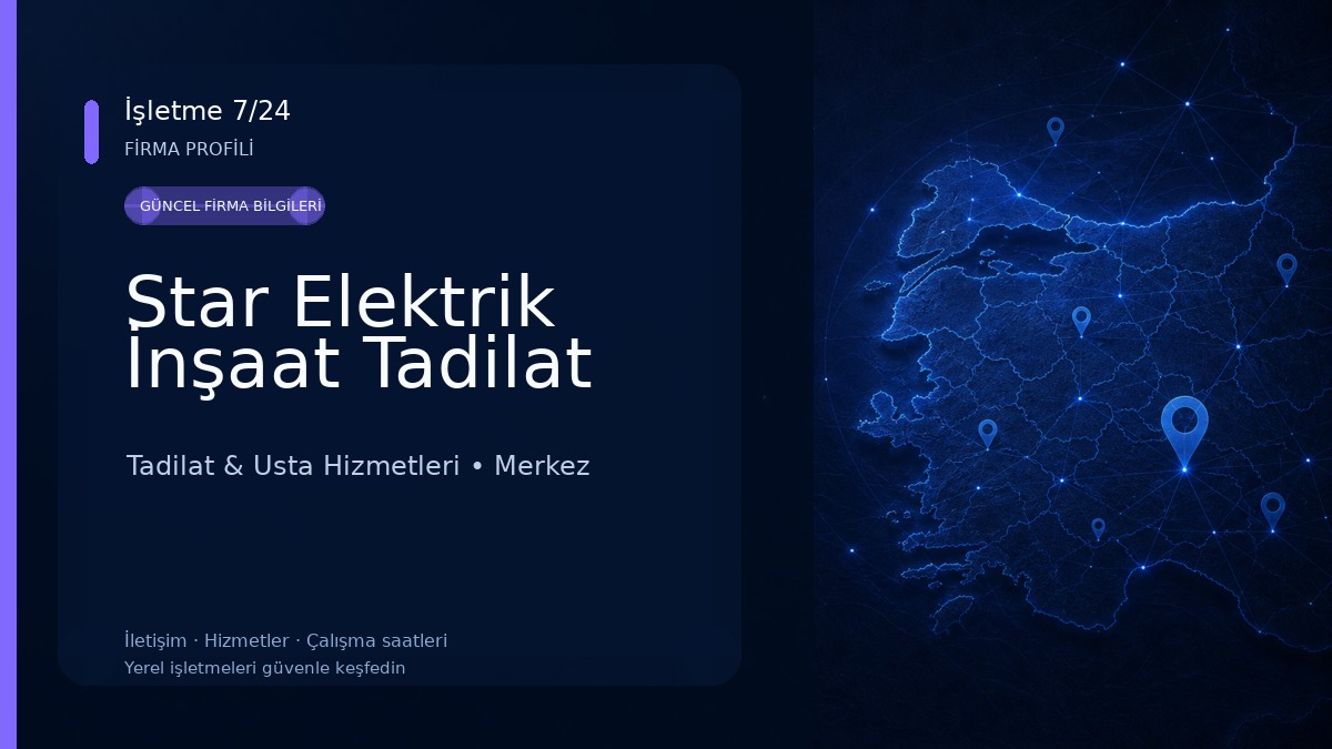 Star Elektrik İnşaat Tadilat 