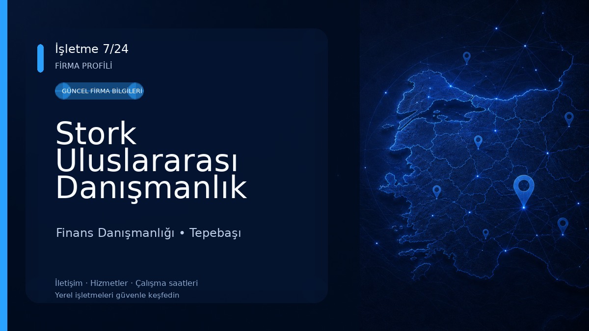 Stork Uluslararası Danışmanlık Finans Danışmanlığı
