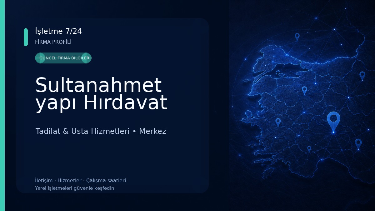 Sultanahmet yapı Hırdavat