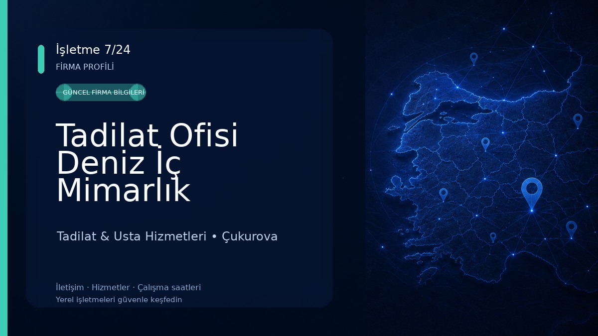 Tadilat Ofisi Deniz İç Mimarlık Dekorasyon Tadilat & Usta Hizmetleri