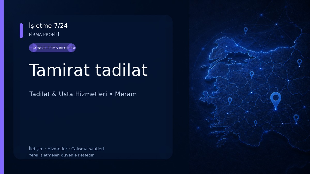 Tamirat tadilat 