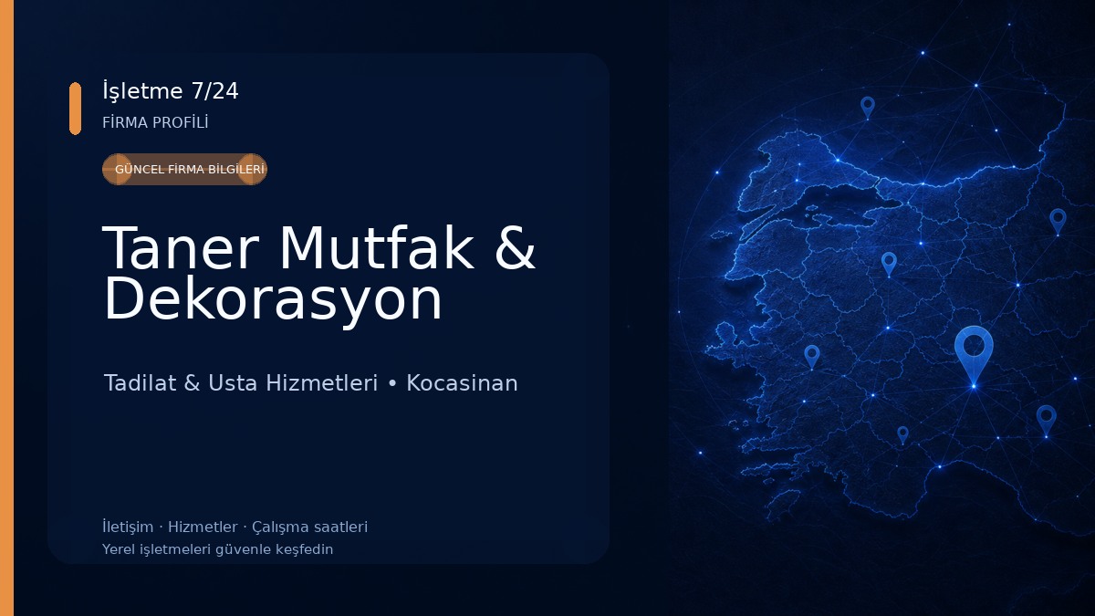 Taner Mutfak & Dekorasyon Tadilat & Usta Hizmetleri