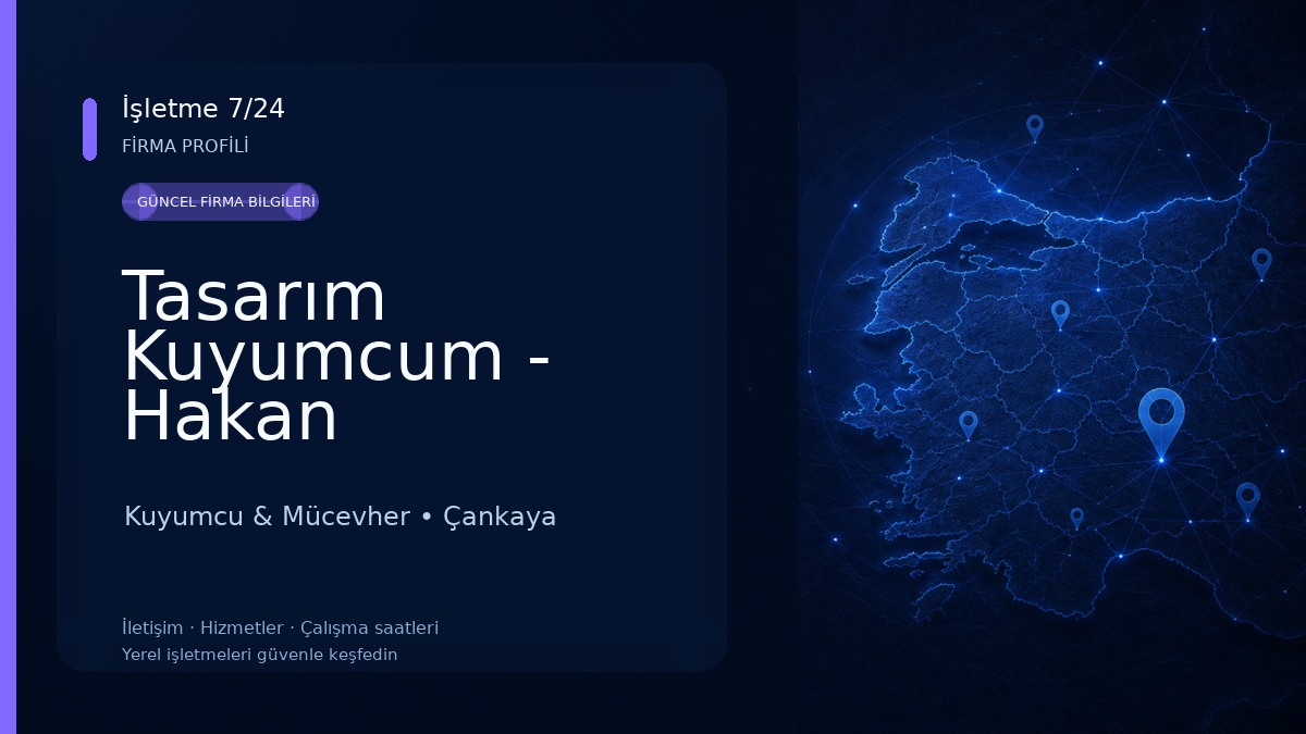 Tasarım Kuyumcum - Hakan Kuyumculuk Kuyumcu & Mücevher