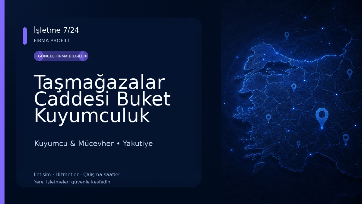 Taşmağazalar Caddesi Buket Kuyumculuk