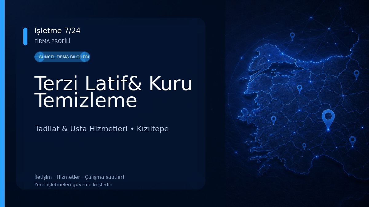 Terzi Latif& Kuru Temizleme Tadilat & Usta Hizmetleri