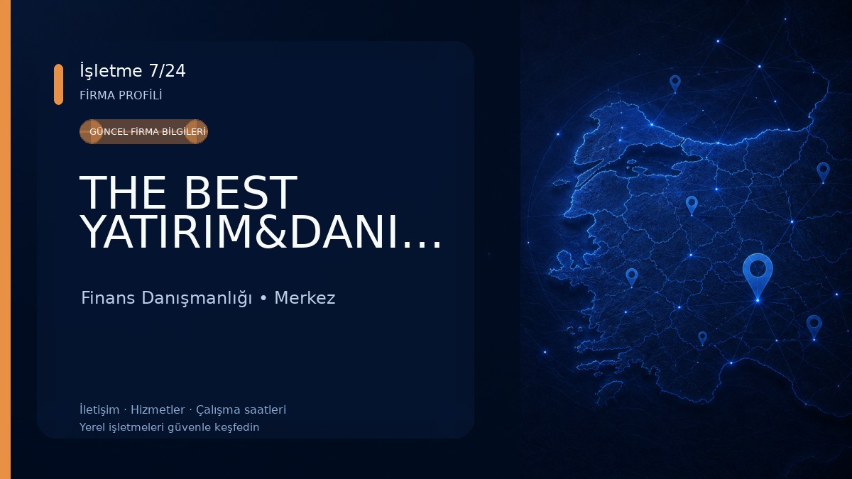 THE BEST YATIRIM&DANIŞMANLIK Finans Danışmanlığı