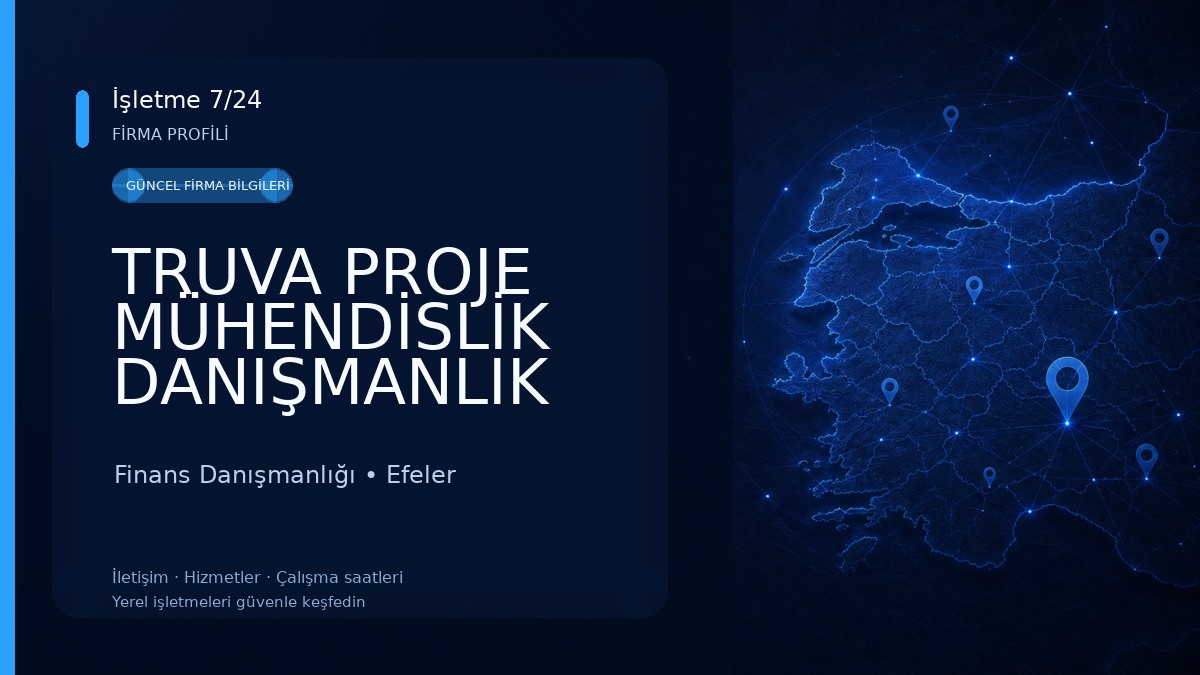 TRUVA PROJE MÜHENDİSLİK DANIŞMANLIK Finans Danışmanlığı