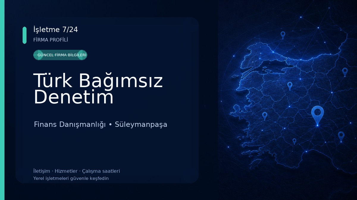 Türk Bağımsız Denetim Finans Danışmanlığı