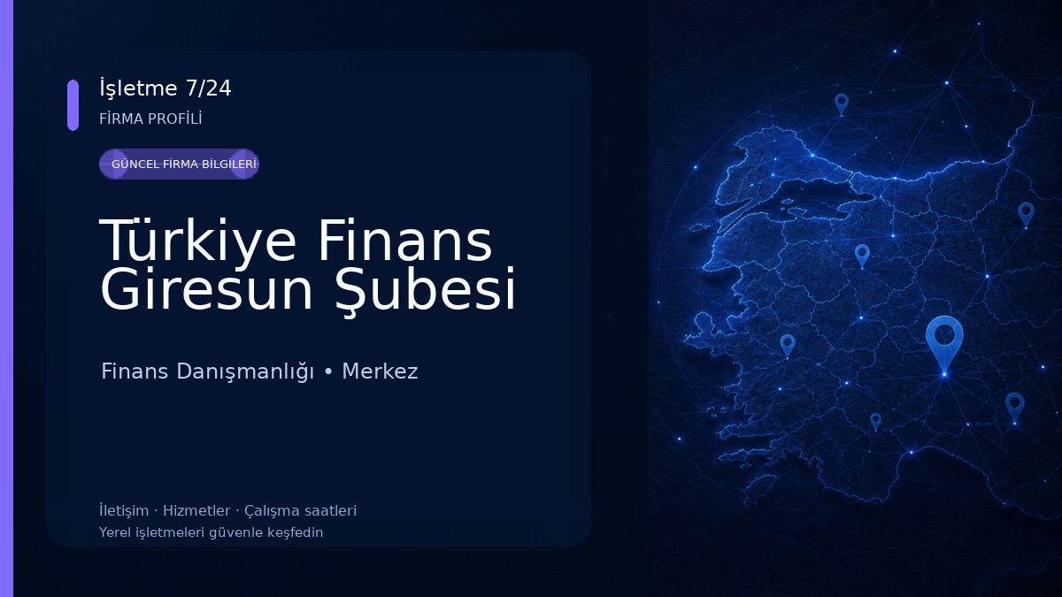 Türkiye Finans Giresun Şubesi 