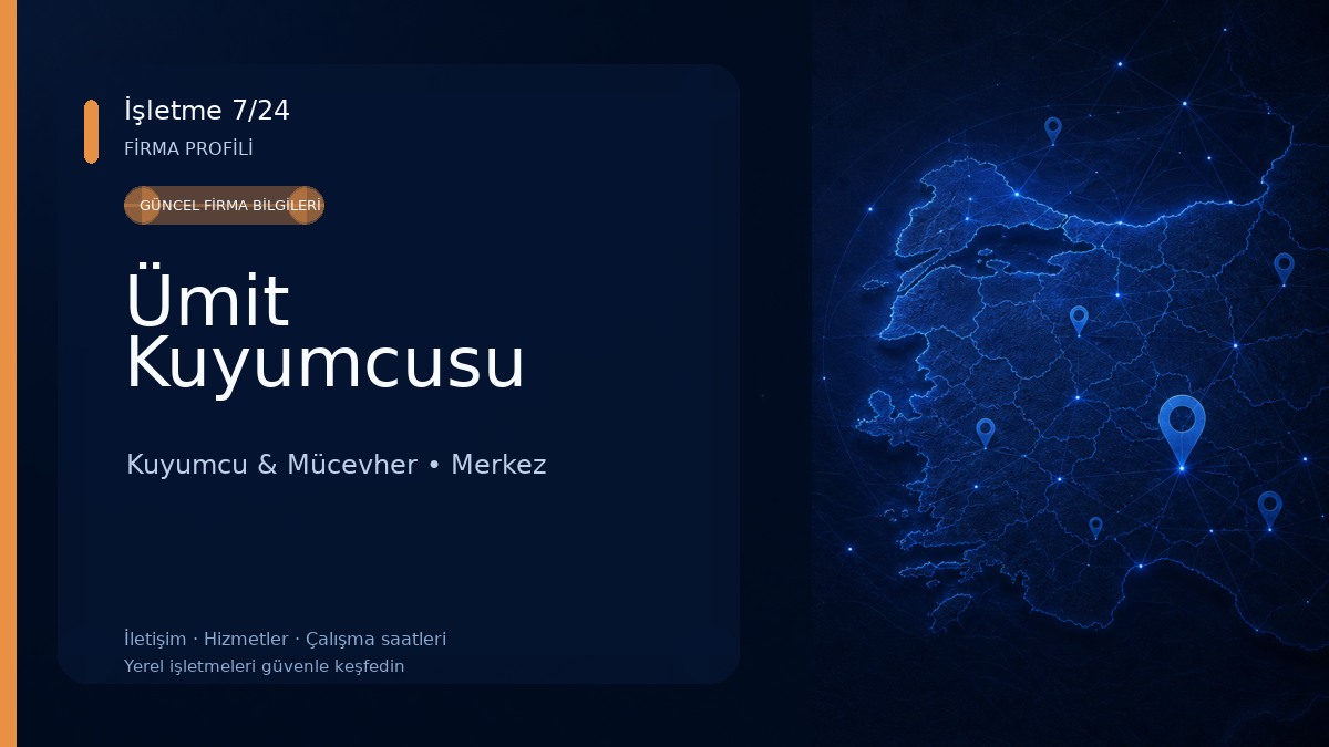 Ümit Kuyumcusu Kuyumcu & Mücevher