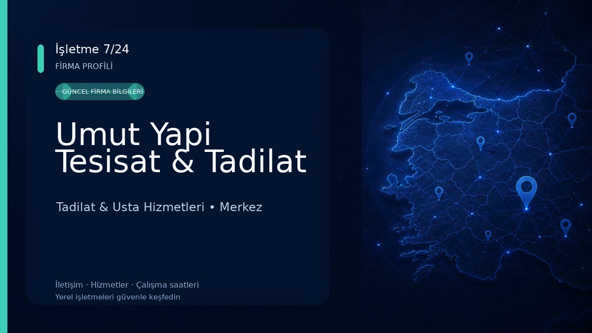 Umut Yapi Tesisat & Tadilat