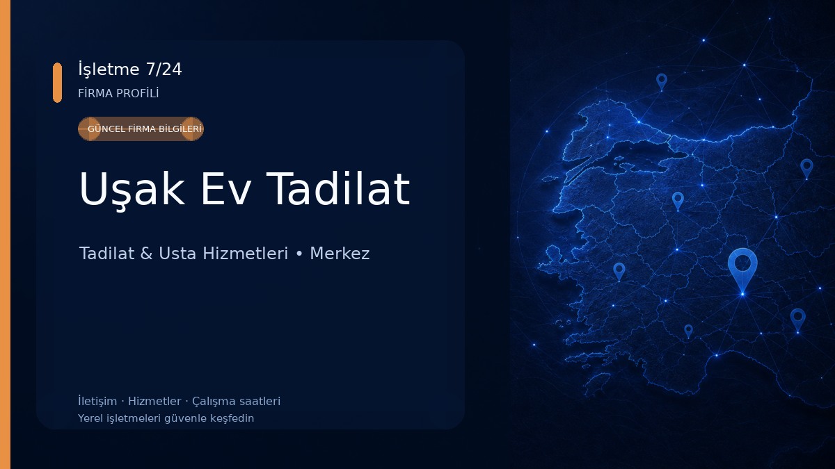 Uşak Ev Tadilat Tadilat & Usta Hizmetleri