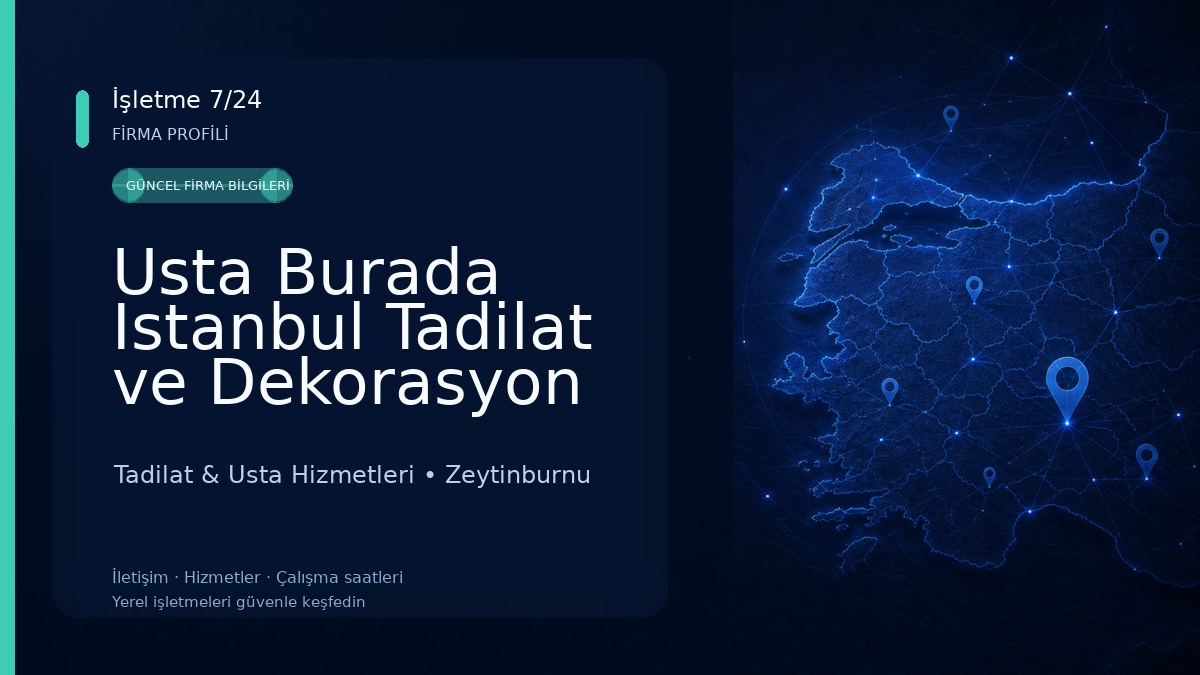 Usta Burada Istanbul Tadilat ve Dekorasyon