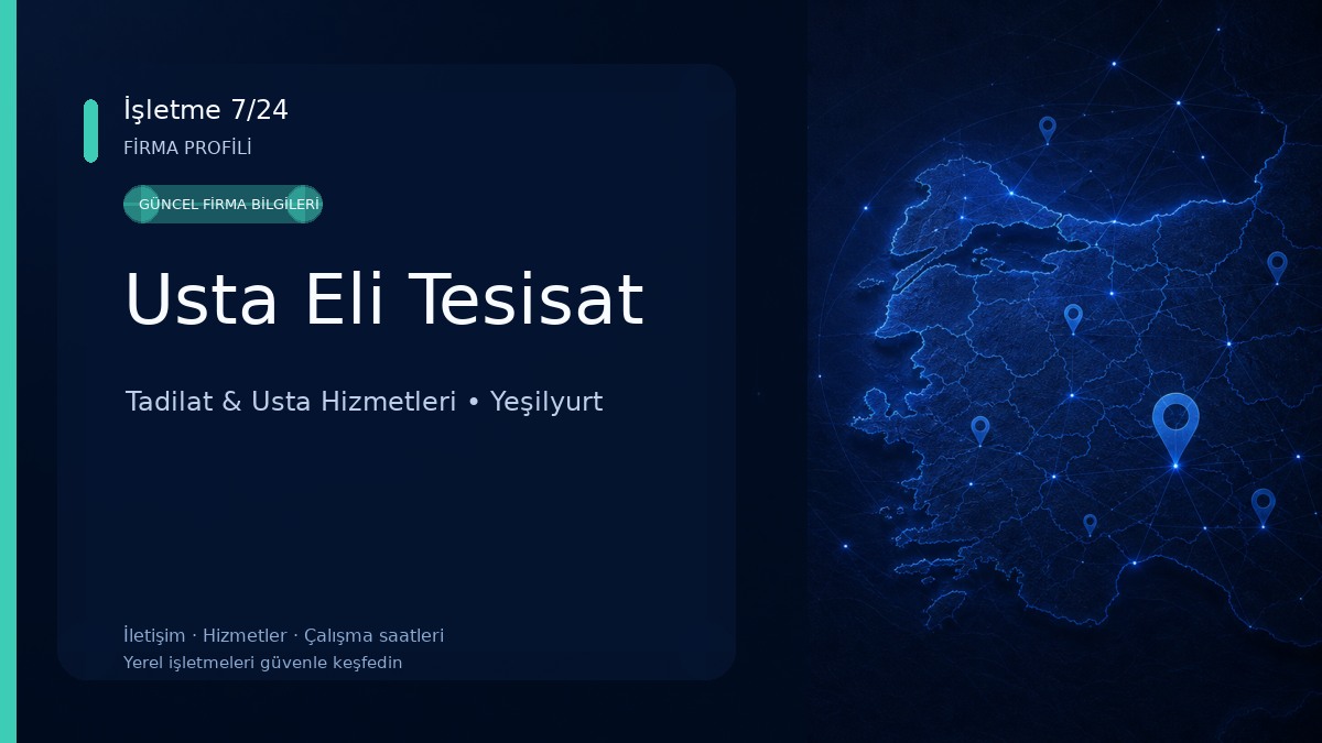 Usta Eli Tesisat Tadilat & Usta Hizmetleri