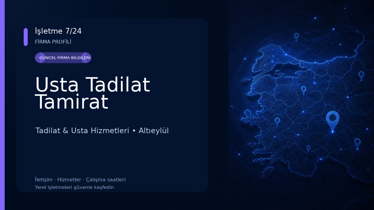 Usta Tadilat Tamirat 