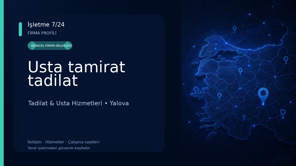 Usta tamirat tadilat Tadilat & Usta Hizmetleri