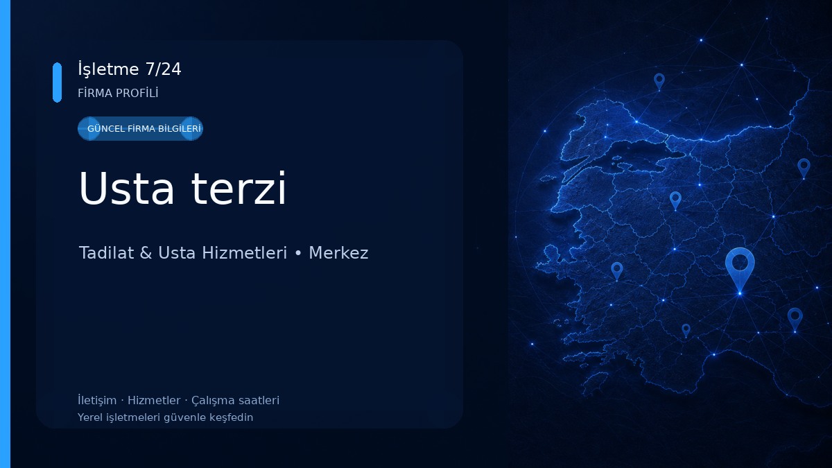 Usta terzi Tadilat & Usta Hizmetleri