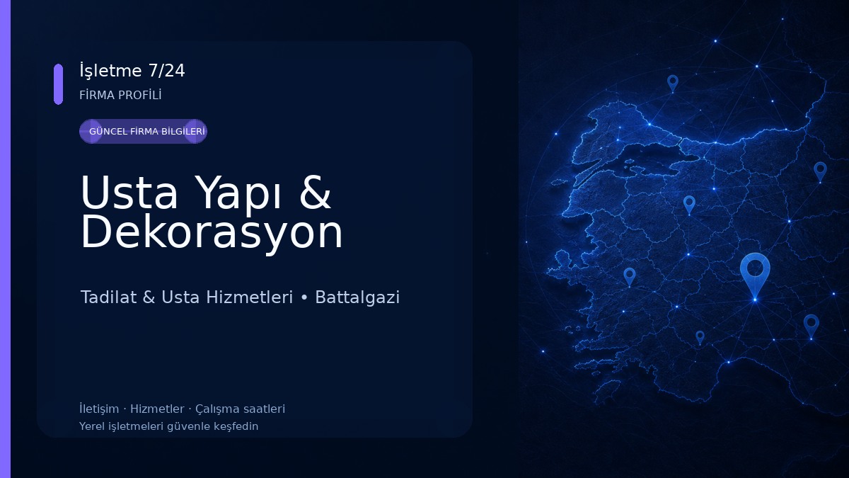 Usta Yapı & Dekorasyon Tadilat & Usta Hizmetleri