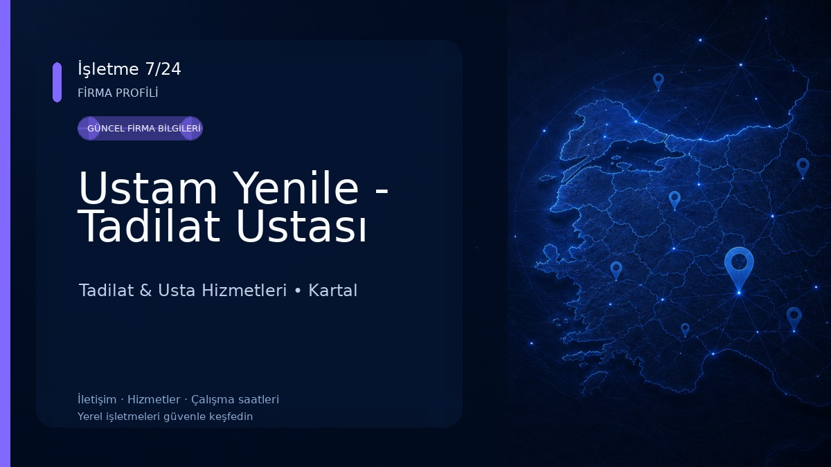 Ustam Yenile - Tadilat Ustası Tadilat & Usta Hizmetleri