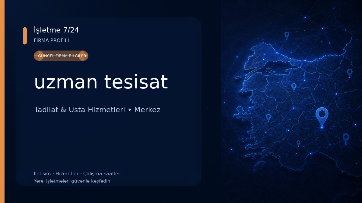 uzman tesisat Tadilat & Usta Hizmetleri