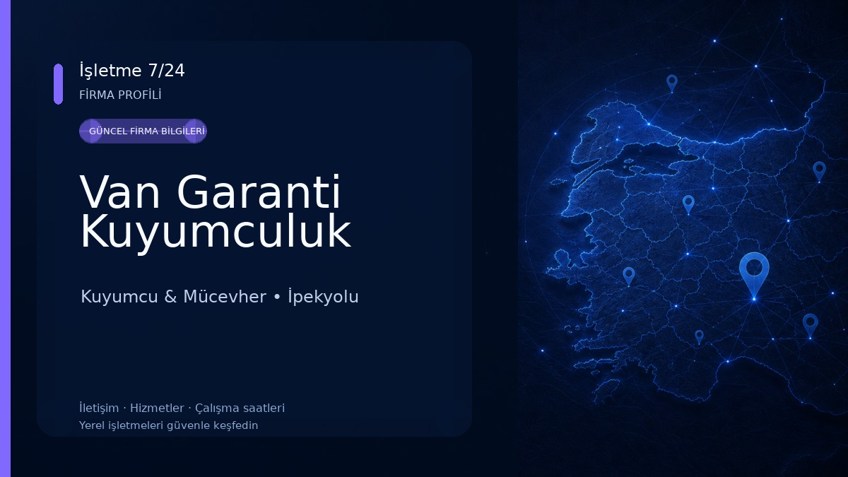 Van Garanti Kuyumculuk Kuyumcu & Mücevher