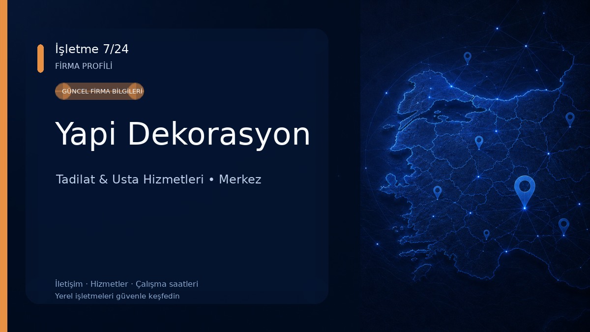 Yapi Dekorasyon Tadilat & Usta Hizmetleri