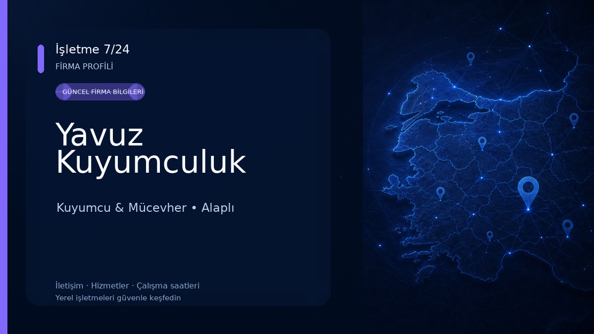 Yavuz Kuyumculuk Kuyumcu & Mücevher