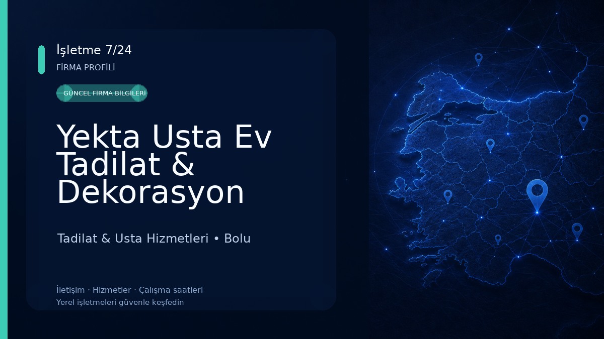 Yekta Usta Ev Tadilat & Dekorasyon Tadilat & Usta Hizmetleri